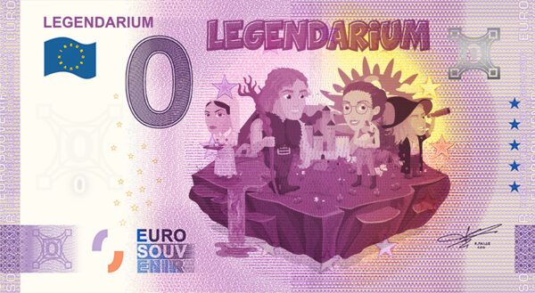 Nulová eurobankovka Legendarium